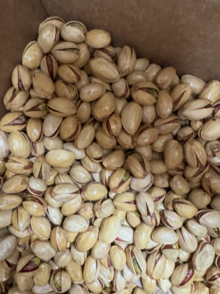 Salted and Glazed Pistachios